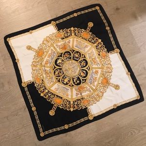 Versace silk scarf